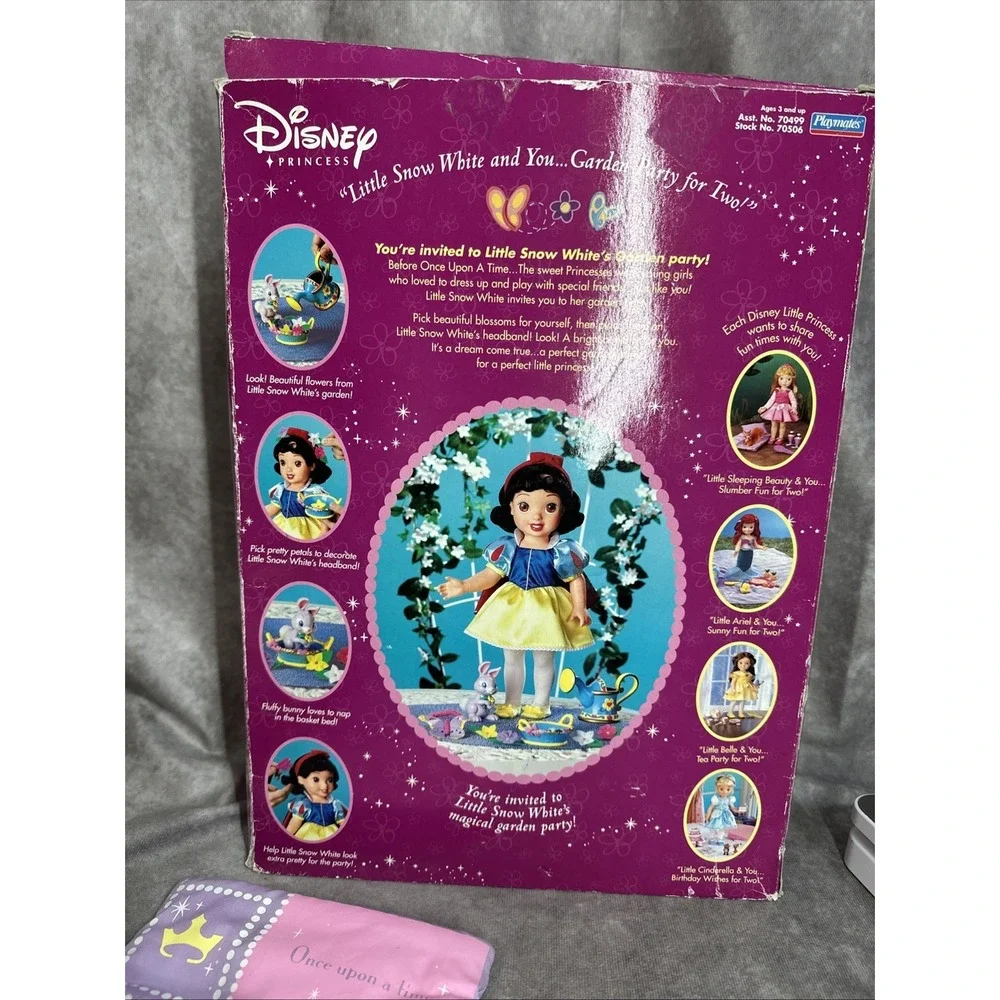 Vintage‎ 2002 Disney Princess Little Snow White With Accessories Open Box Disney